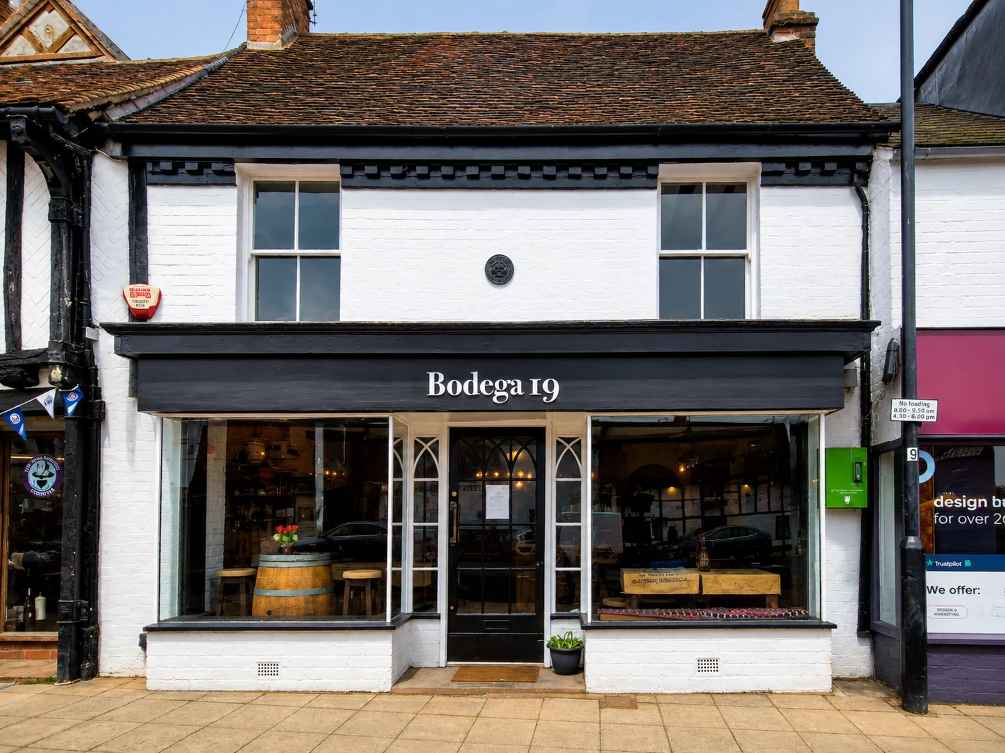 The Bodega 19 shopfront on Greenhill Street